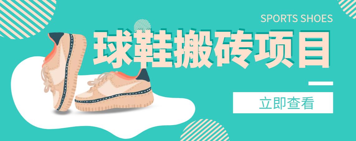 【搬砖必备】外面收费998的球鞋搬砖项目，月入轻松5000+的项目案例解析-源码网