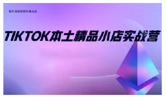 TikTok本土精品小店出海实战营，从入门到高阶，不止0-1!-源码网